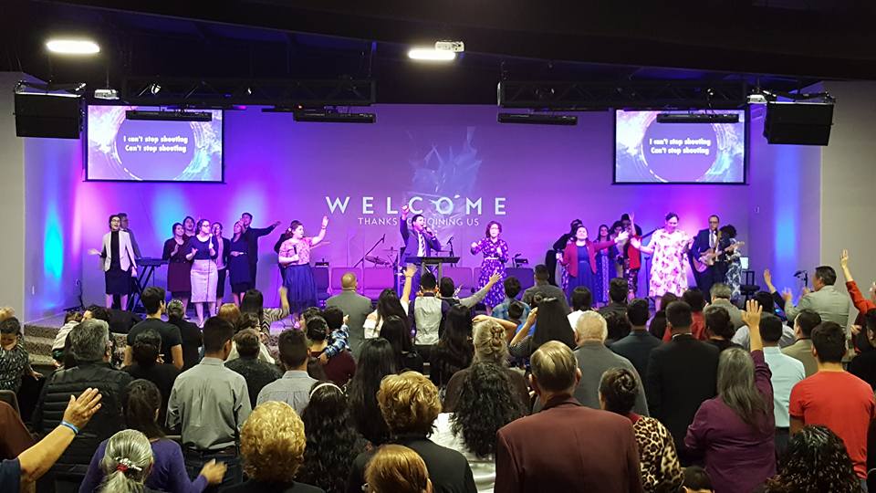 Worship service at TPC San Benito